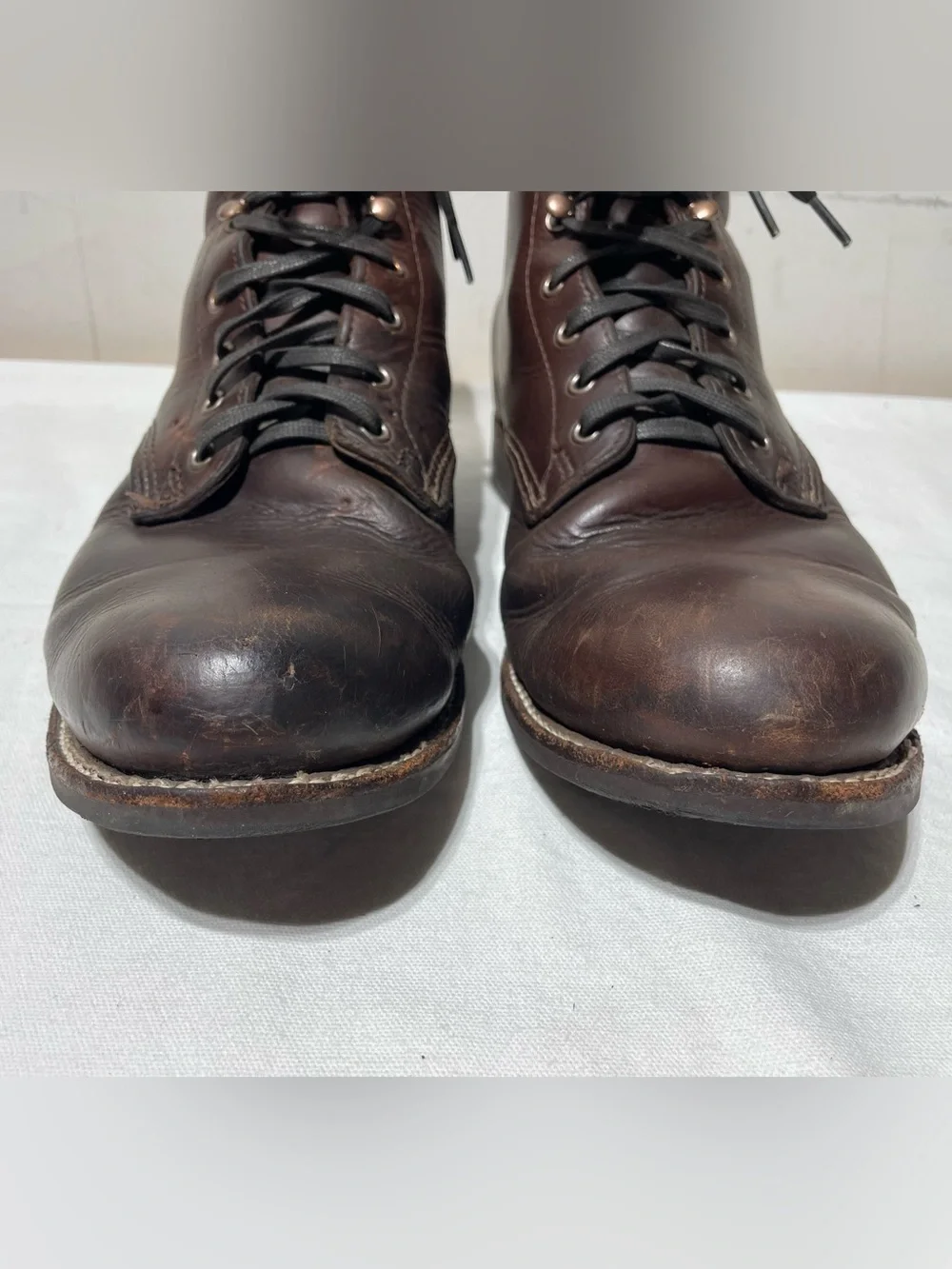 Wolverine 1000 Mile Original Boots Brown Leather Goodyear Welt Men’s 10? USA